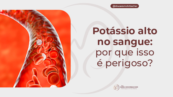 Ilustração de vasos sanguíneos com células vermelhas e brancas em destaque, representando a circulação do sangue no organismo.