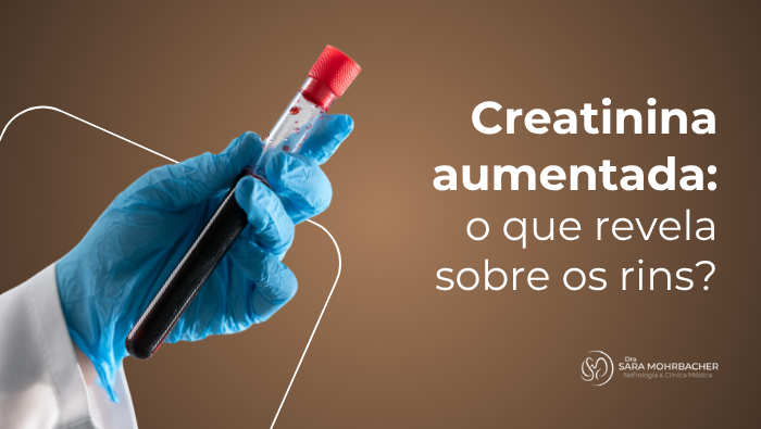 Creatinina aumentada: o que revela sobre os rins? 1 Arte sobre creatinina aumentada e saúde dos rins