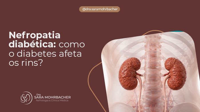 Nefropatia diabética: como o diabetes afeta os rins? 1 Arte sobre nefropatia diabética e impacto do diabetes nos rins
