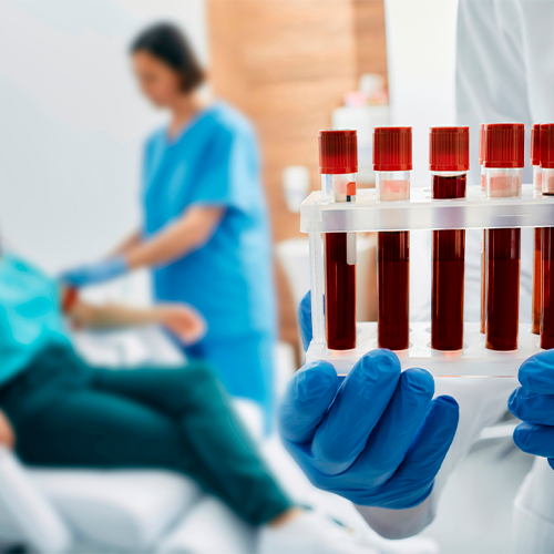 Tubos de sangue para exame laboratorial de potássio