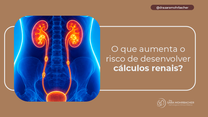 Arte sobre fatores de risco para cálculos renais